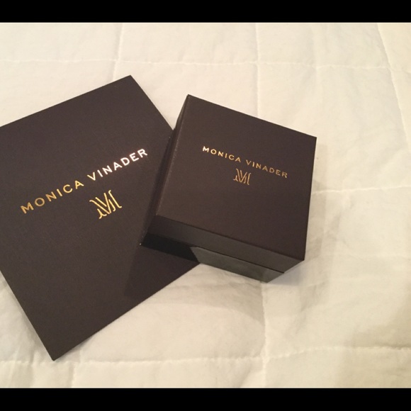 Monica Vinader RIVA diamond stacking wave ring - Picture 8 of 11